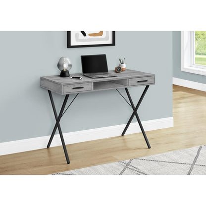 Computer Desk, Home Office, Laptop, Left, Right Set-up, Storage Drawers, 42L