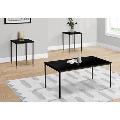 Table Set, 3pcs Set, Coffee, End, Black