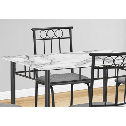 Dining Table Set, 5pcs Set, Small, 40 Rectangular, Kitchen