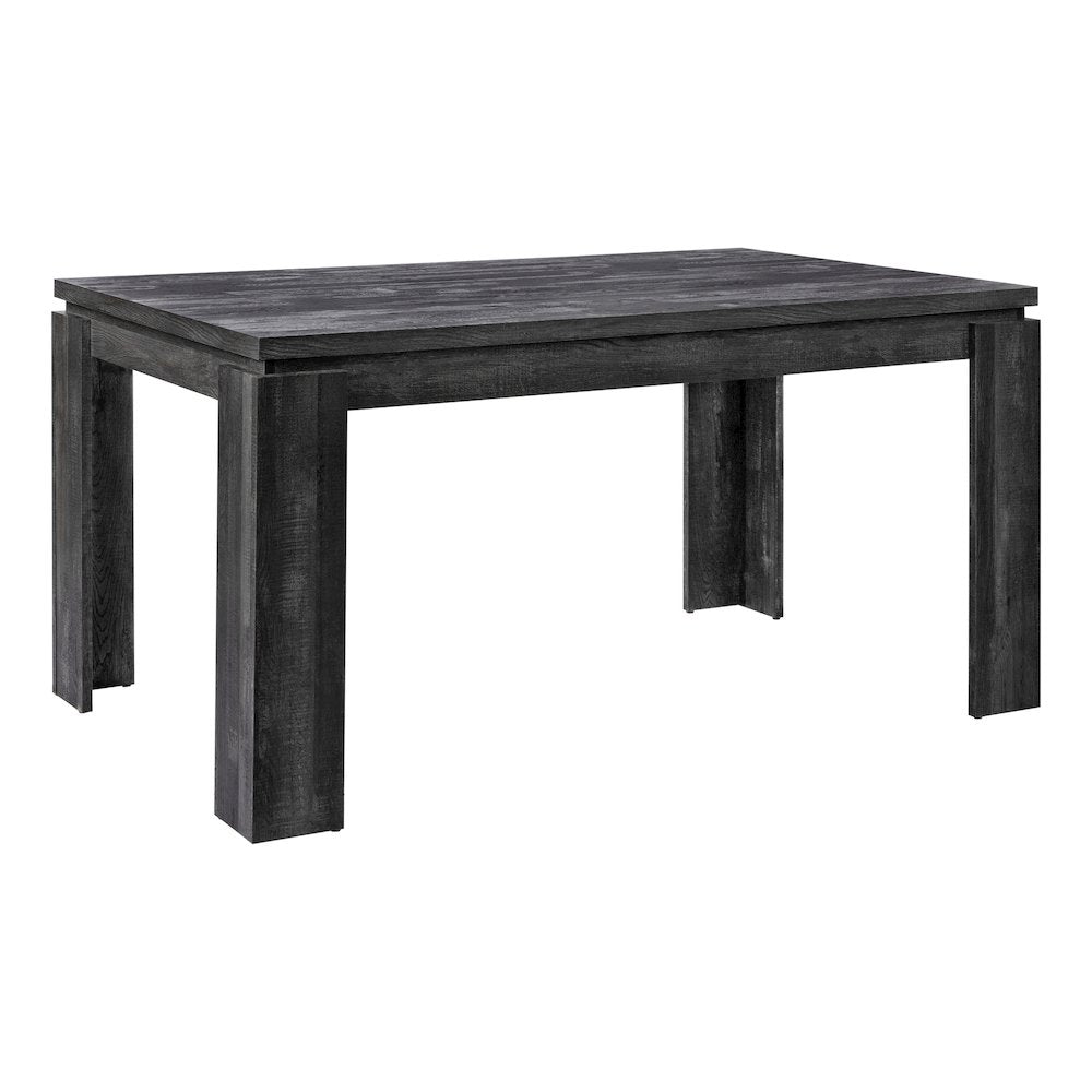 Dining Table, 60 Rectangular, Kitchen, Dining Room, Black Laminate