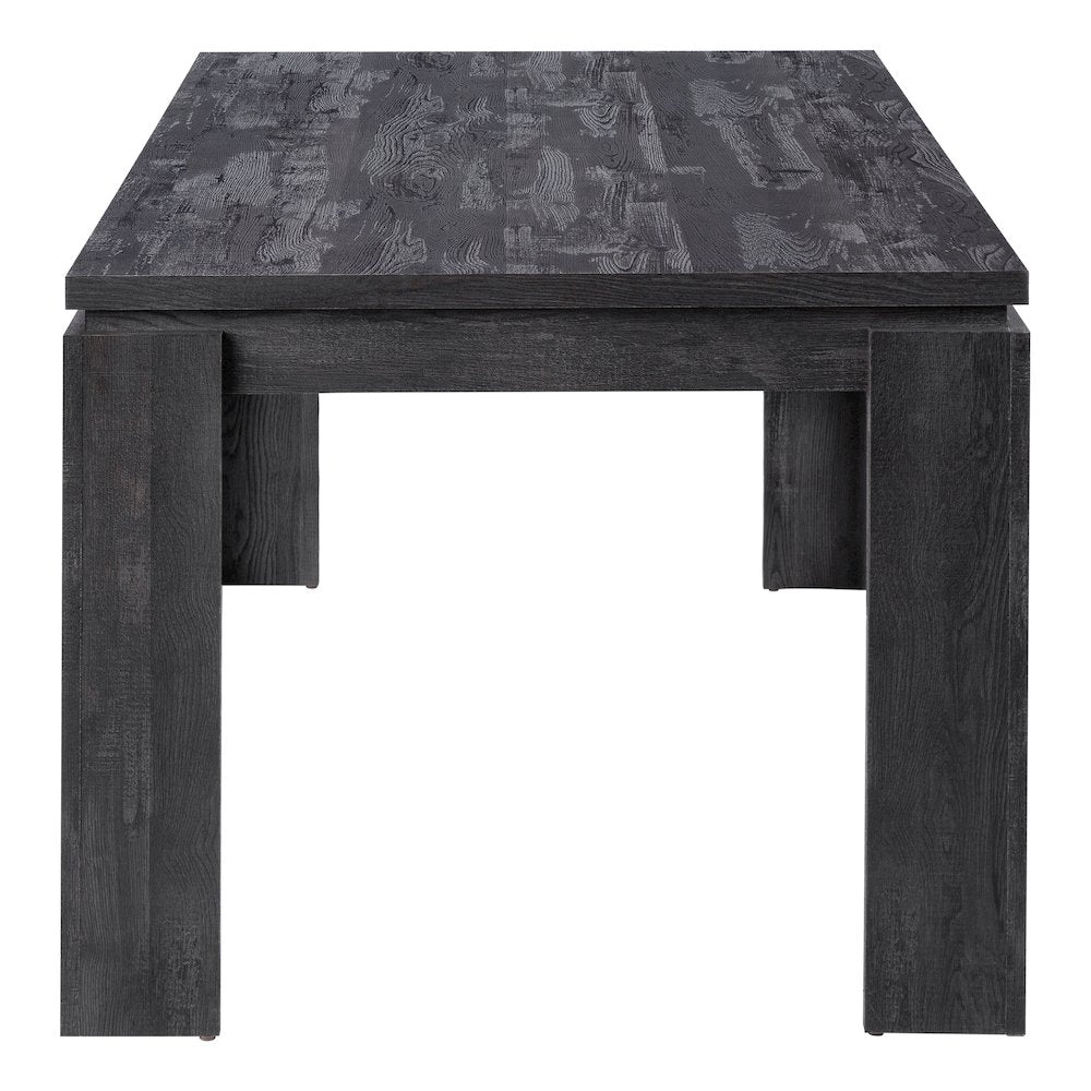 Dining Table, 60 Rectangular, Kitchen, Dining Room, Black Laminate