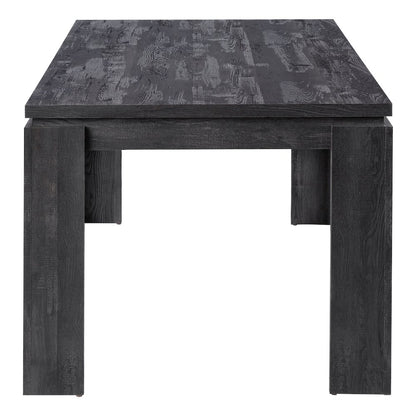Dining Table, 60 Rectangular, Kitchen, Dining Room, Black Laminate