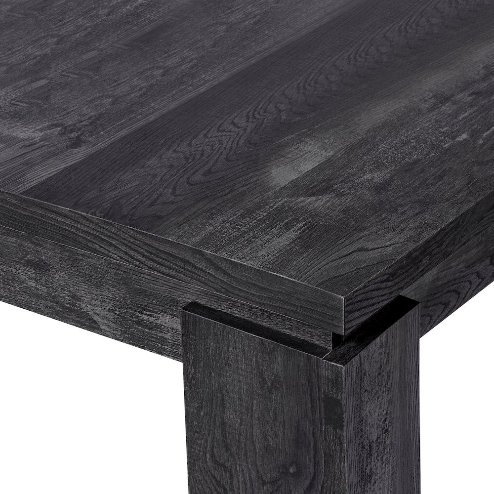 Dining Table, 60 Rectangular, Kitchen, Dining Room, Black Laminate