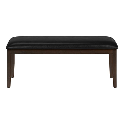 Bench, 48 Rectangular, Dining Room, Hallway, Entryway, Upholstered, Wood