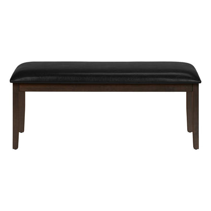 Bench, 48 Rectangular, Dining Room, Hallway, Entryway, Upholstered, Wood
