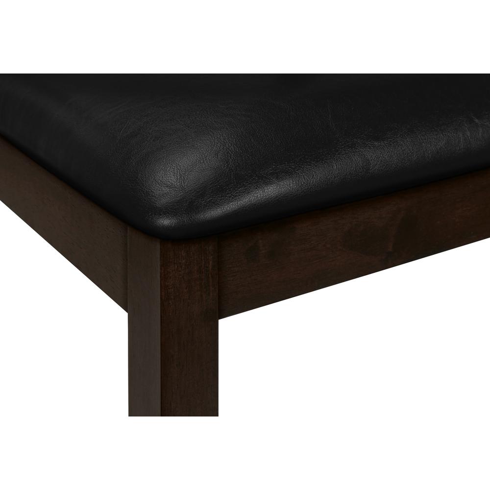 Bench, 48 Rectangular, Dining Room, Hallway, Entryway, Upholstered, Wood