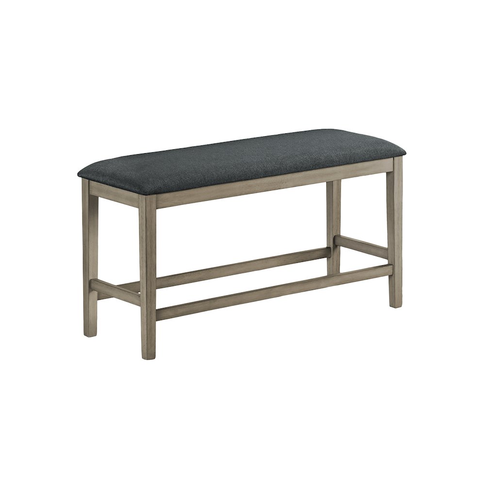 Bench, 42" Rectangular, Dining Room, Kitchen, Upholstered, Wood, Transitional