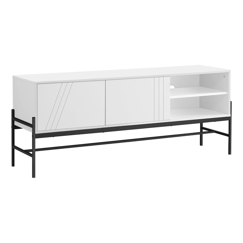 Tv Stand, 60 Inch, Console, Media Entertainment Center, Storage Cabinet
