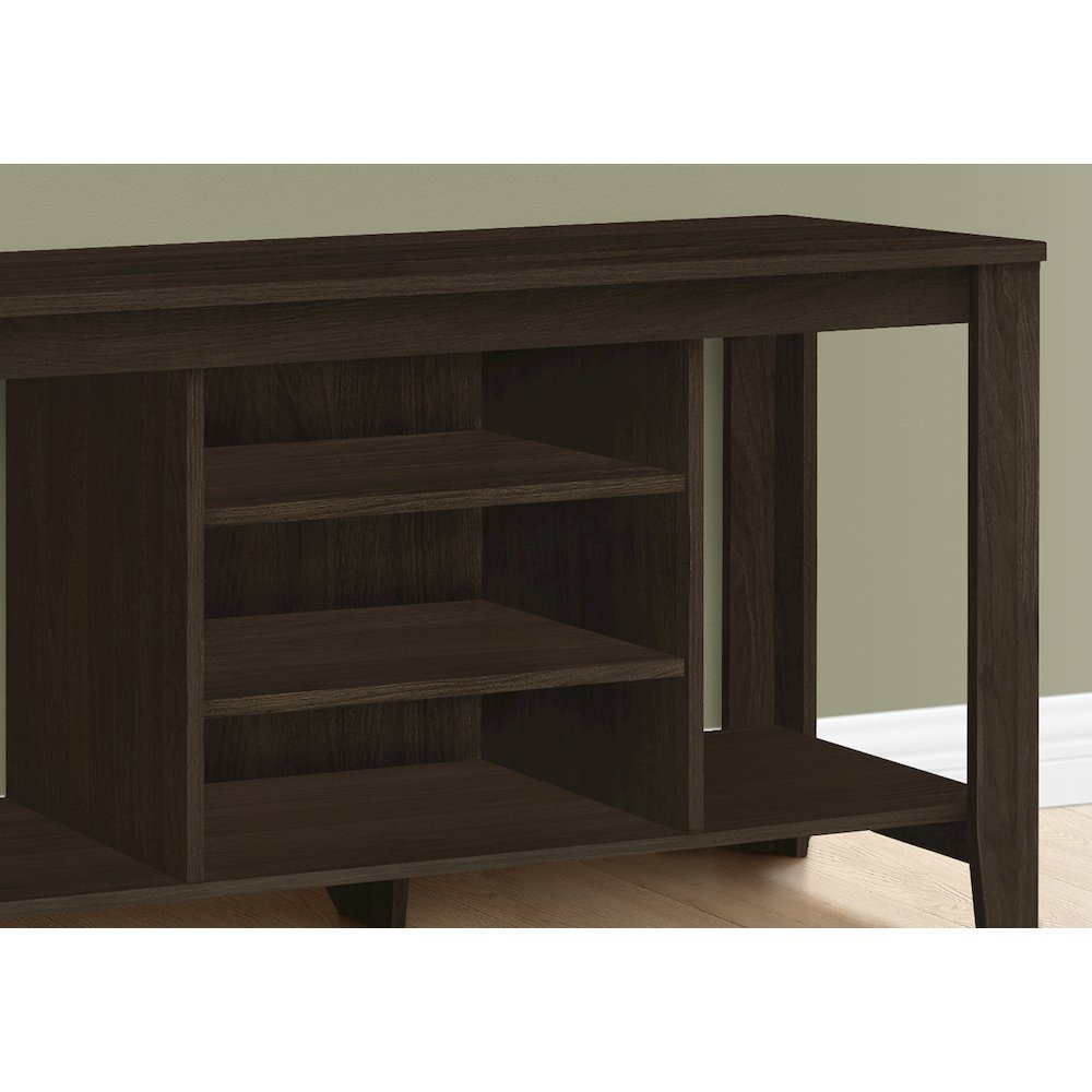 Tv Stand, 48 Inch, Console, Media Entertainment Center, Storage Shelves
