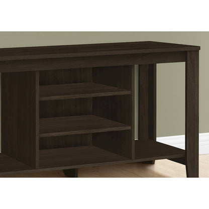 Tv Stand, 48 Inch, Console, Media Entertainment Center, Storage Shelves