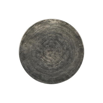 Accent Table, Drum, Side, End, Nightstand, Lamp, Living Room, Bedroom, Grey