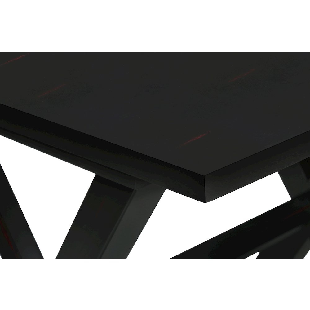 Transitional Accent Table in Black color