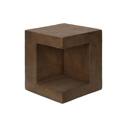 Accent Table, 25H, Side Table, Nightstand, End, Square, Walnut, Contemporary