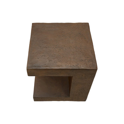 Accent Table, 25H, Side Table, Nightstand, End, Square, Walnut, Contemporary