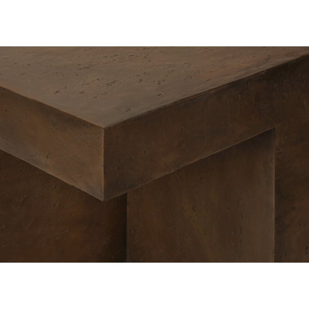 Accent Table, 25H, Side Table, Nightstand, End, Square, Walnut, Contemporary