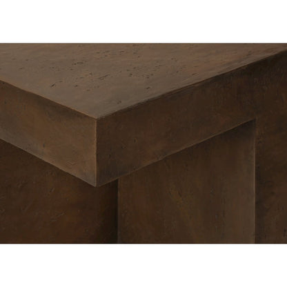 Accent Table, 25H, Side Table, Nightstand, End, Square, Walnut, Contemporary