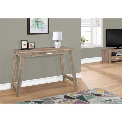 Computer Desk, Home Office, Laptop, Storage Drawers, Work, Brown Laminate