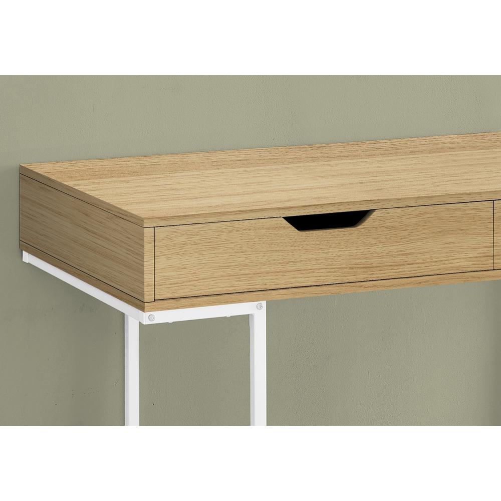 Computer Desk, Home Office, Laptop, Storage Drawers, 48L