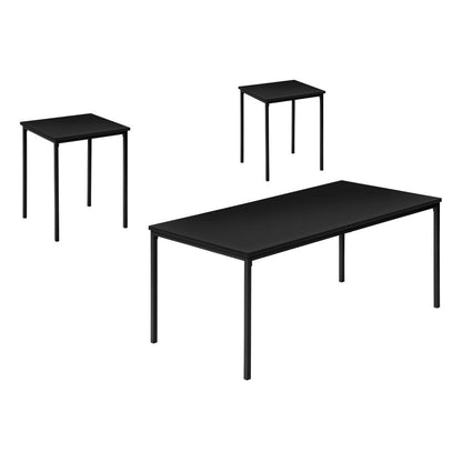 Table Set, 3pcs Set, Coffee, End, Black