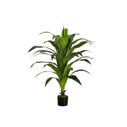 Artificial Plant, 47 Tall, Dracaena Tree, Indoor, Faux, Fake, Floor, Greenery