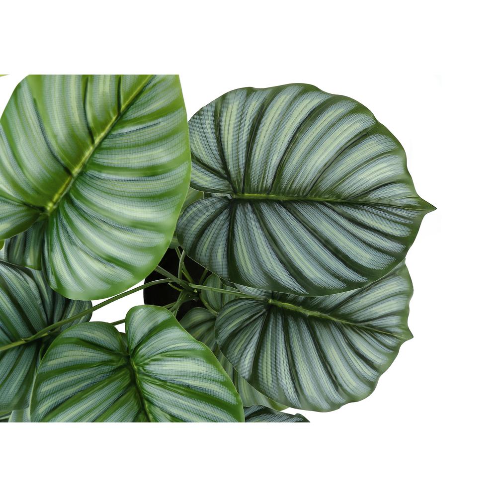 Artificial Plant, 24 Tall, Calathea, Indoor, Faux, Fake, Table, Greenery