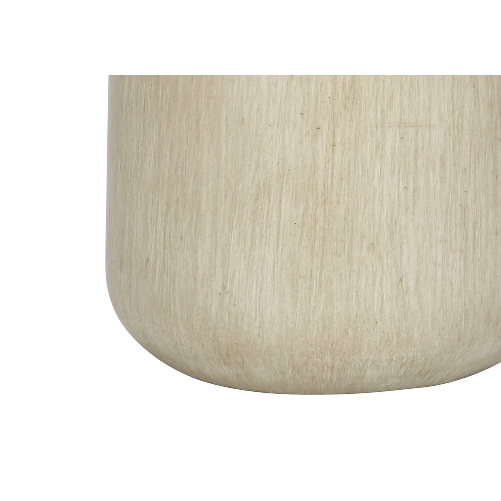 ="Lighting, 24""H, Table Lamp, Beige Concrete, Ivory / Cream Shade, Contemporar