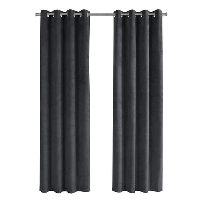Curtain Panel, 2pcs Set, 54W X 84L, Room Darkening, Grommet, Living Room