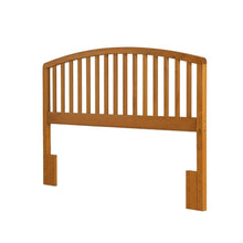 Brown Country Pine Full/Queen Headboard Wood Farmhouse Design Rectangular Panel