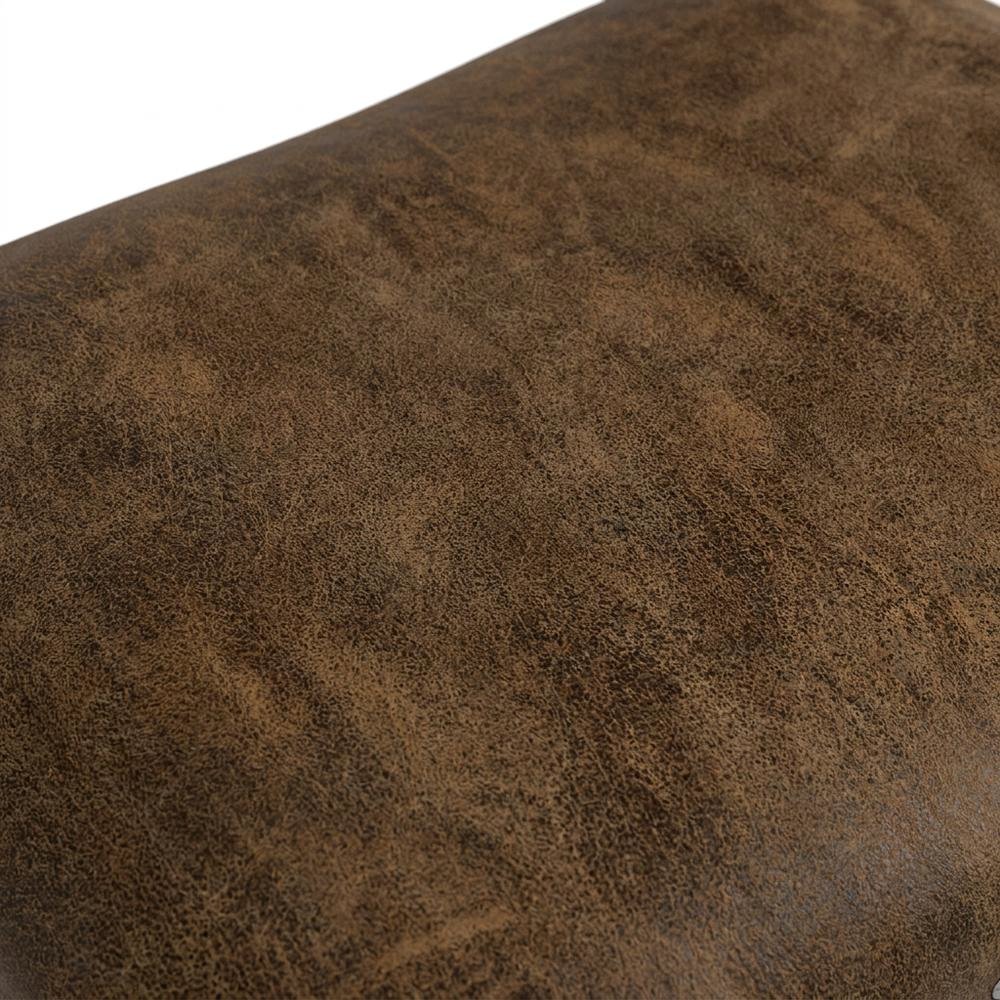 Acacia Wood Backless Counter Height Stool for Kitchen Island Counter, Set of 2