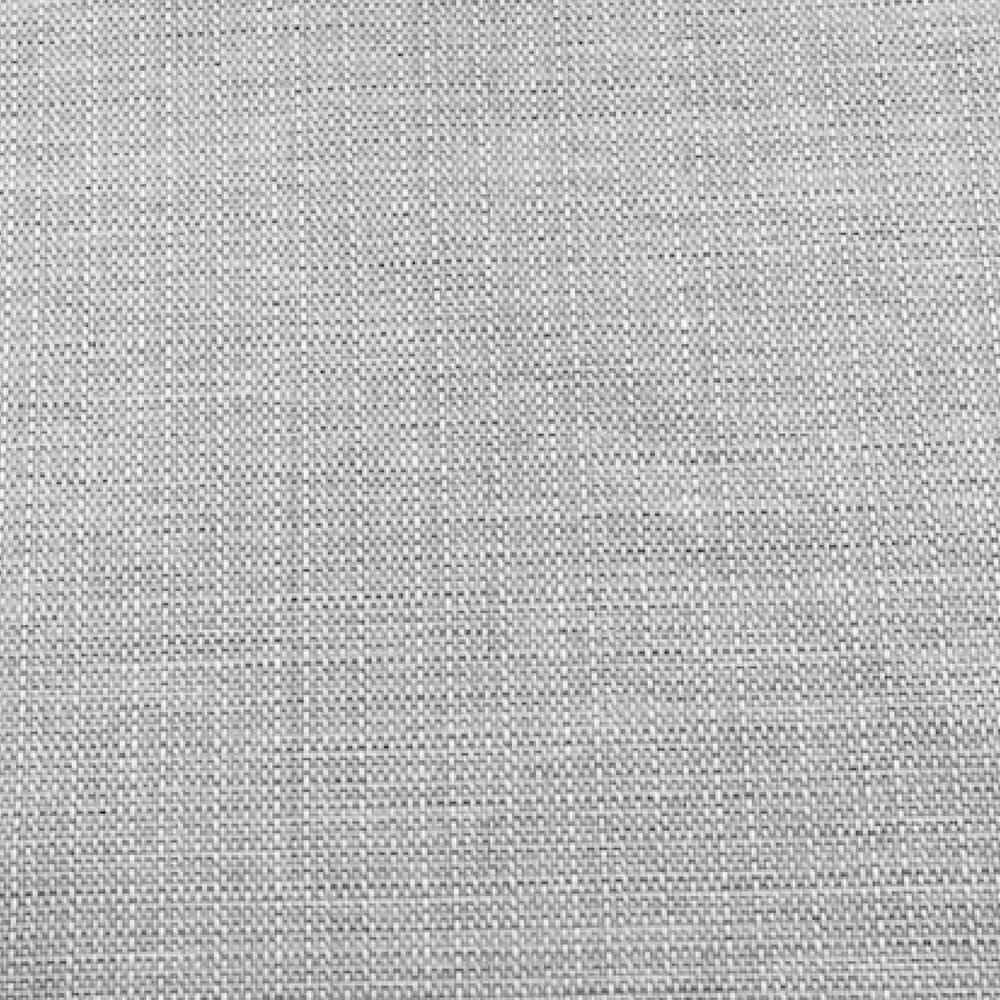 Sophia Tufted Backless Vanity Stool, White with Gray Fabric