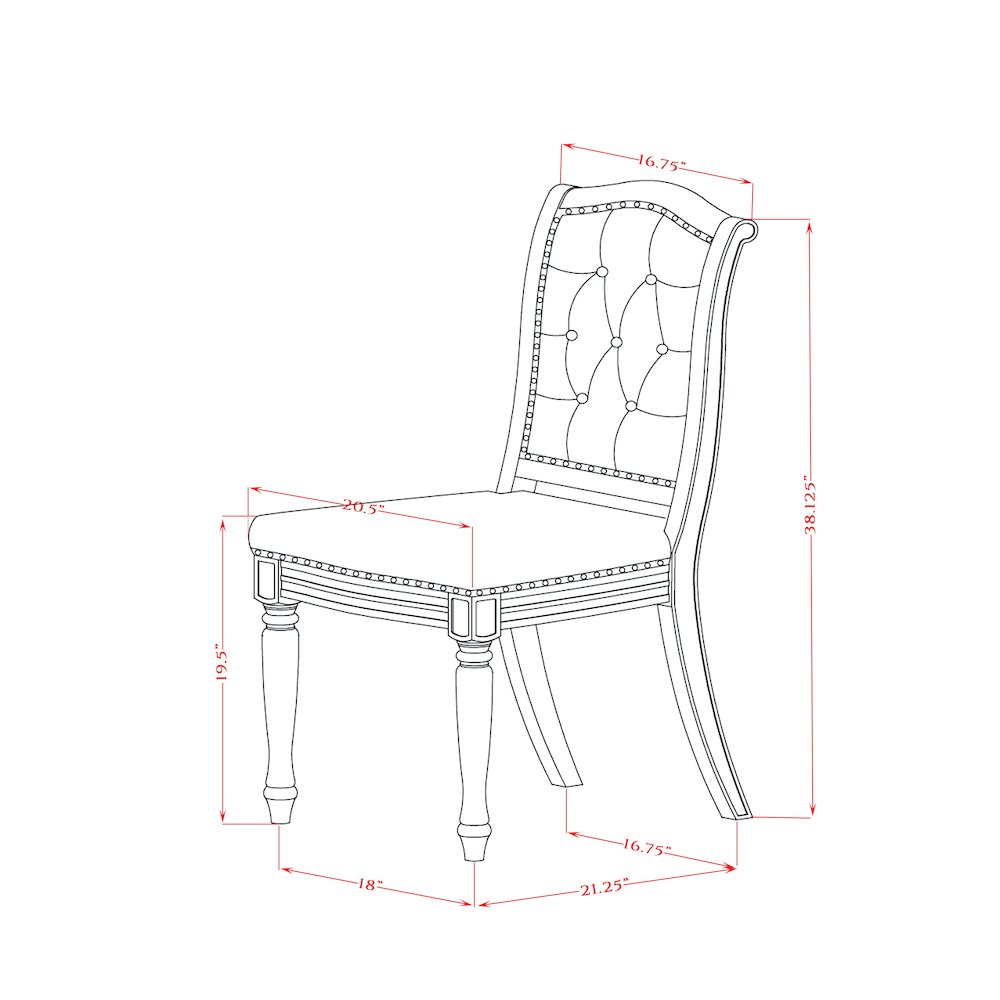 5 Pieces Kitchen table set a Rectangular Dining Table and 4 Dining Room Chairs