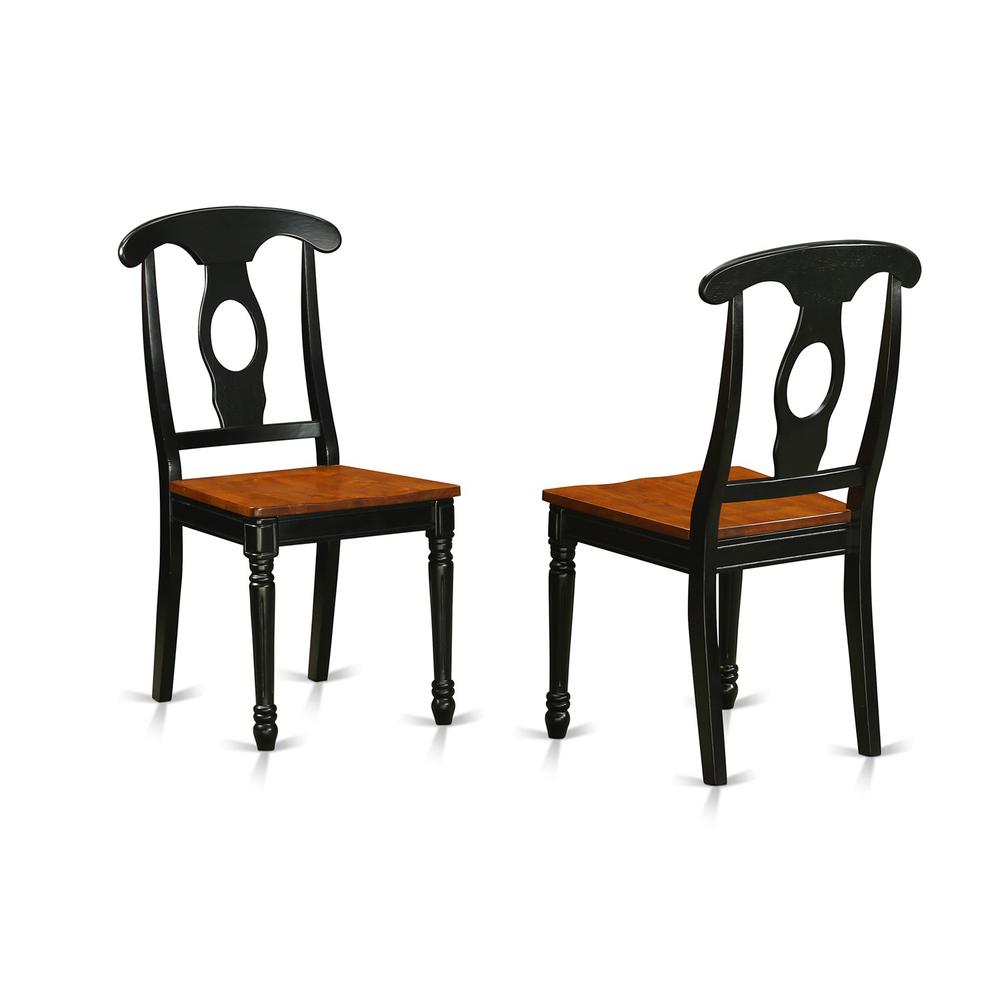 9  PC  Table  and  chair  set  with  a  Dining  Table  and  8  Dining  Chairs  in  Black  and  Cherry