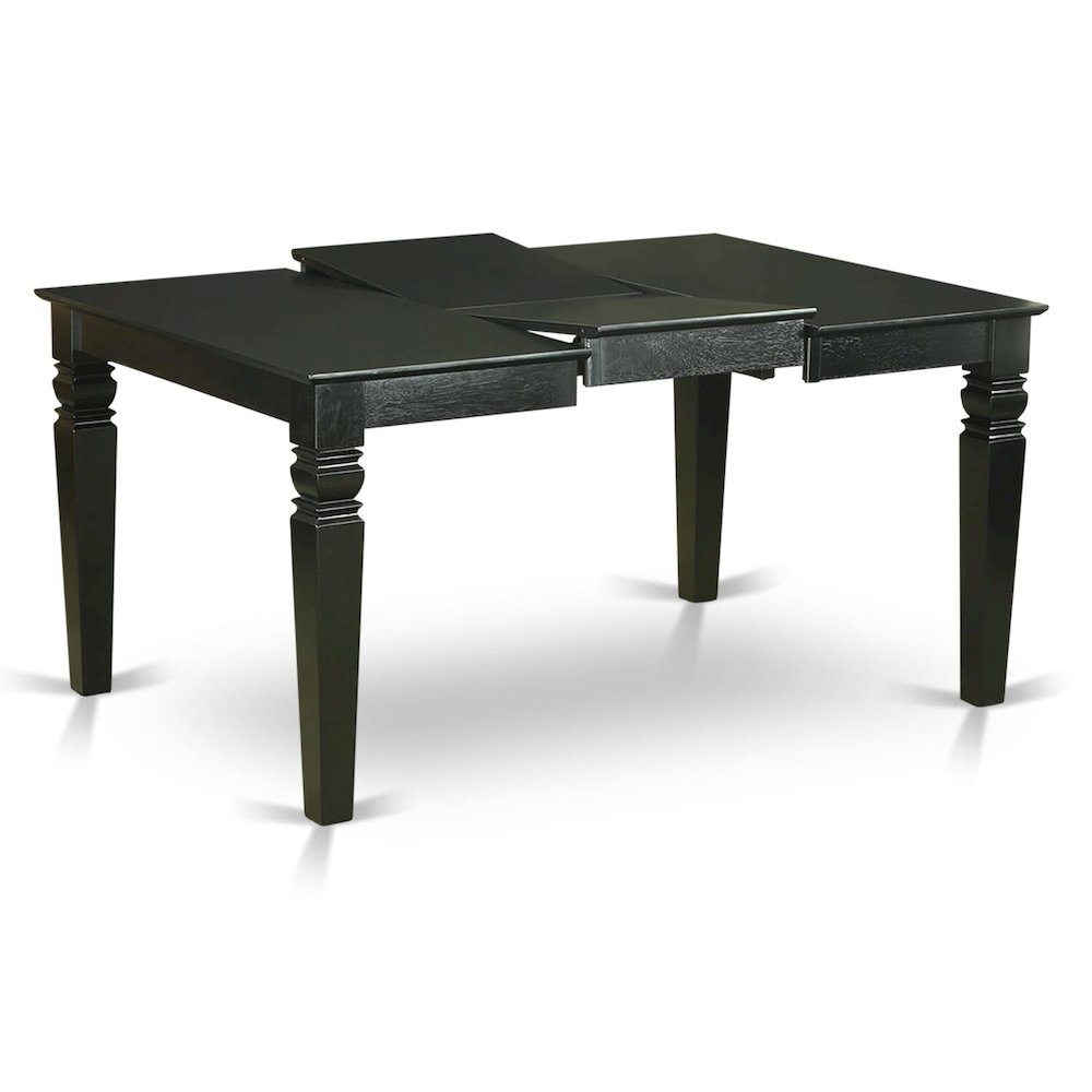 7 Piece Dining Set Consists of a Rectangle Kitchen Table with Butterfly Leaf