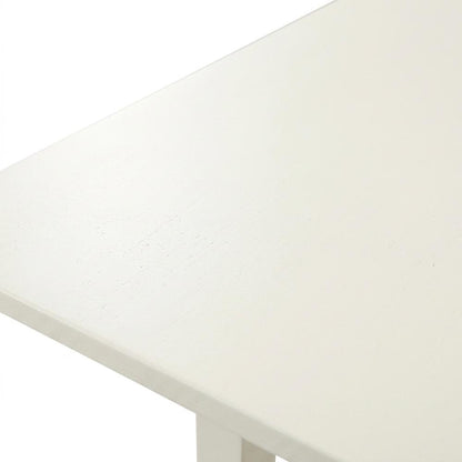 Wood Drop-Leaf Dining Table & Chairs 3-Piece Set, Small Space, Linen White