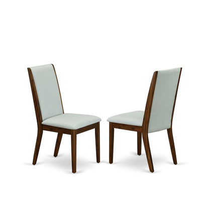5-Piece Mid Century Dining Set Consist Of A Dining Table, 4 Grey Chair