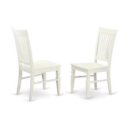 3  Pc  square  Kitchen  Table  and  2  hard  wood  Chairs  for  Dining  room  in  Linen  White