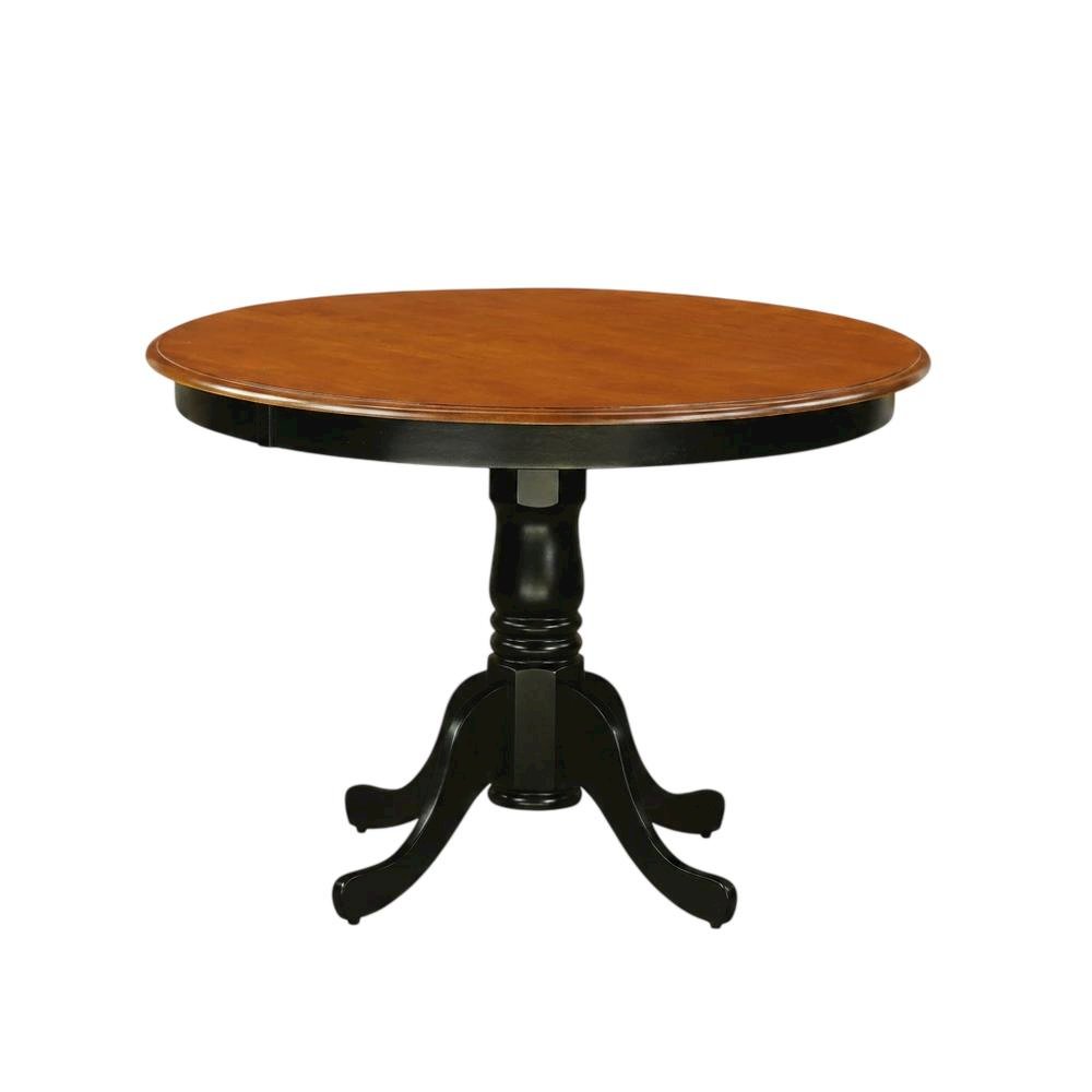 Small Round Solid Wood Kitchen Table & Chairs 3-Piece Dining Set