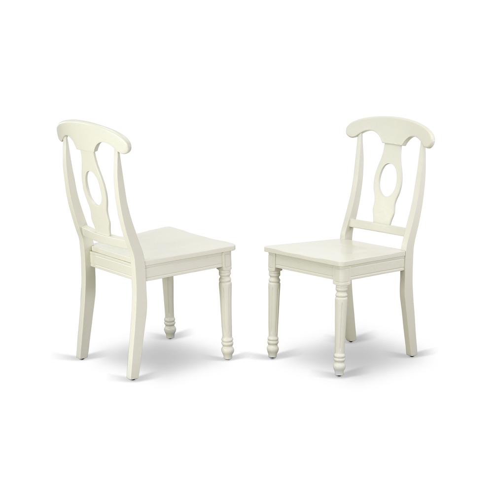 Dining Room Set Linen White, AVKE7-LWH-W
