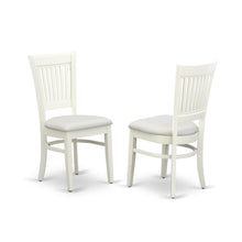 3-Piece Dinette Set, Drop Leaf Table, Linen White, 2 Chairs