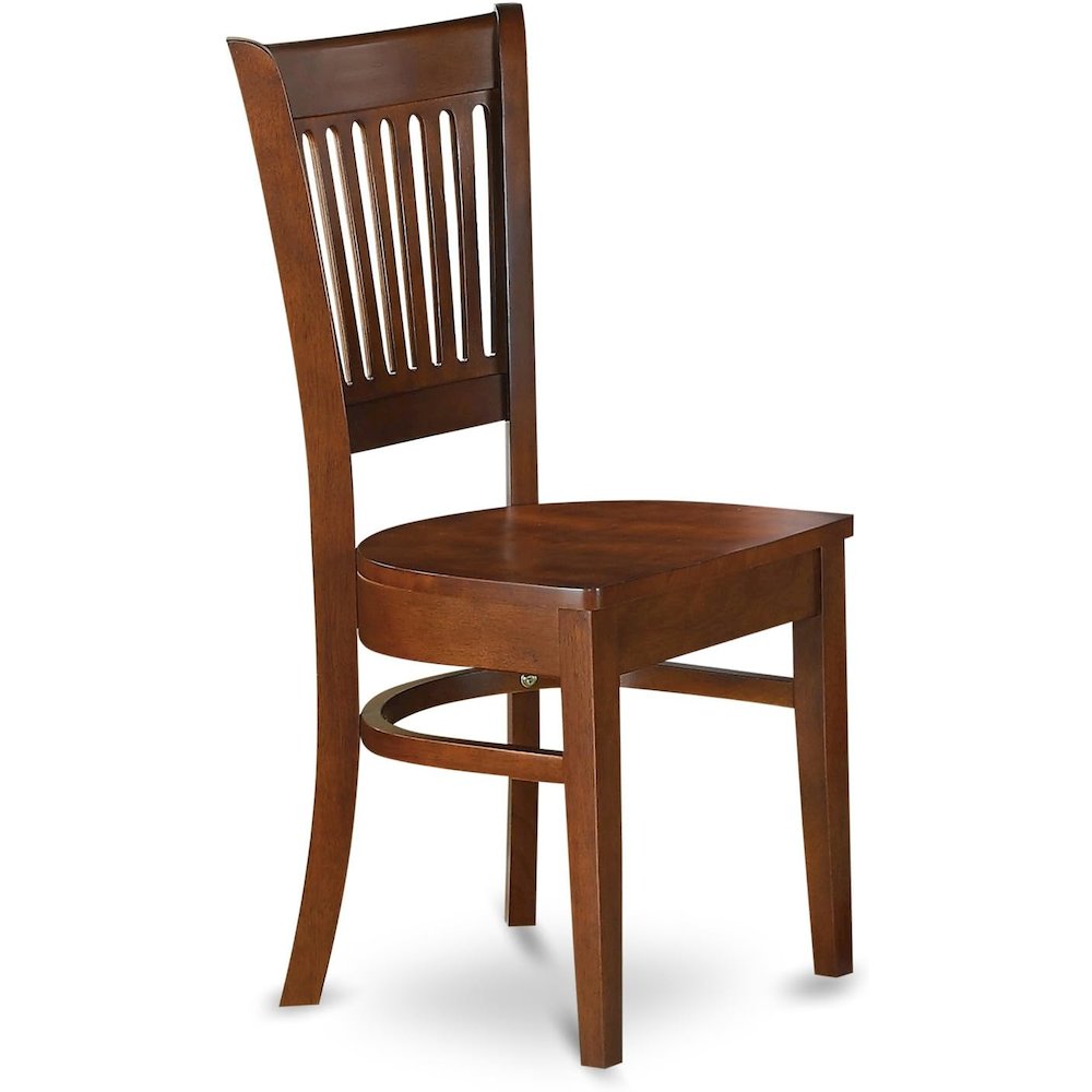 Espresso Kitchen Table and Chairs Set, 7 Pc Dining Table Set for 6