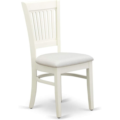 5 Piece Dining Table Set for 4 with White Kitchen Table and Chairs