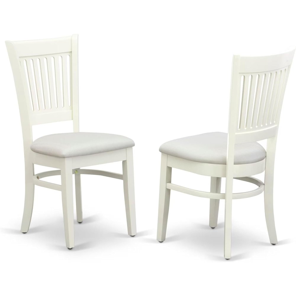 5 Piece Dining Table Set for 4 with White Kitchen Table and Chairs