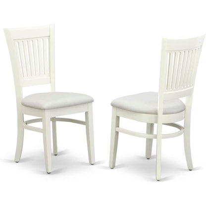 5 Piece Dining Table Set for 4 with White Kitchen Table and Chairs