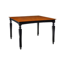 Elegant Black Dining Table – Counter Height Expandable Table for 6