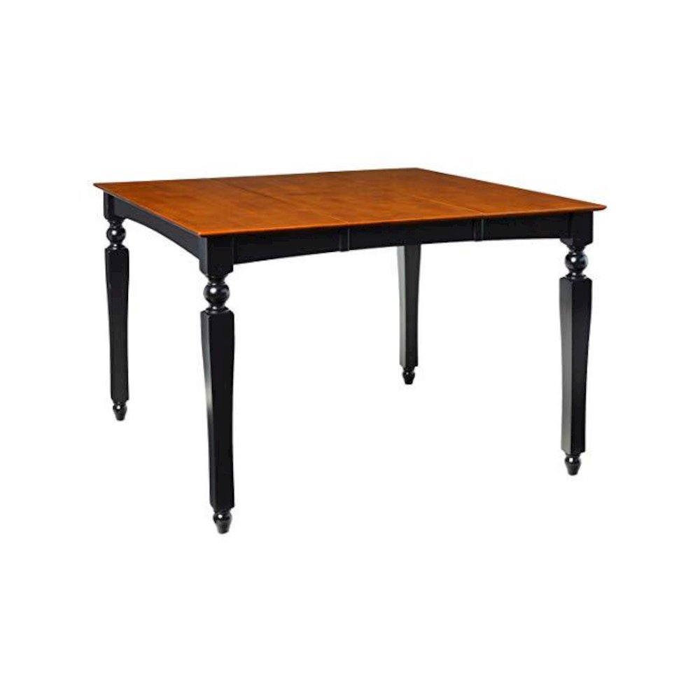 Elegant Black Dining Table – Counter Height Expandable Table for 6