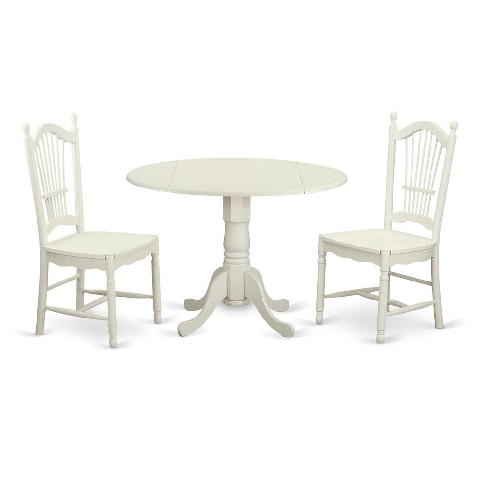 3  PcKitchen  dinette  set  for  2-Dinette  Table  and  2  Dining  Chairs