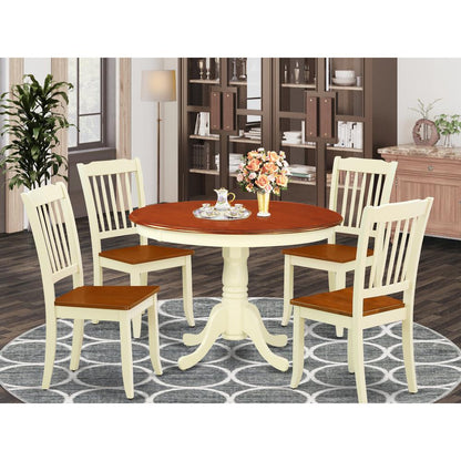 Dining Room Set Buttermilk & Cherry, HLDA5-BMK-W