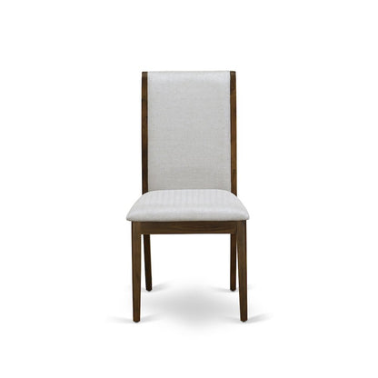 7 Pieces Kitchen table set of a Rectangular Dining Table and 6 Dining Chairs