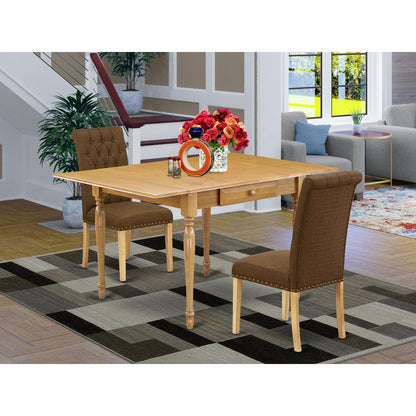Dining Room Set Oak, MZBR3-OAK-18