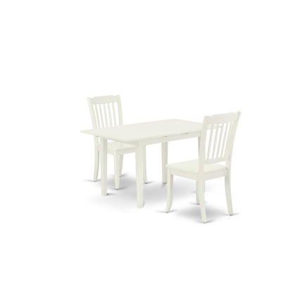 Dining Table- Dining Chairs, NODA3-LWH-W